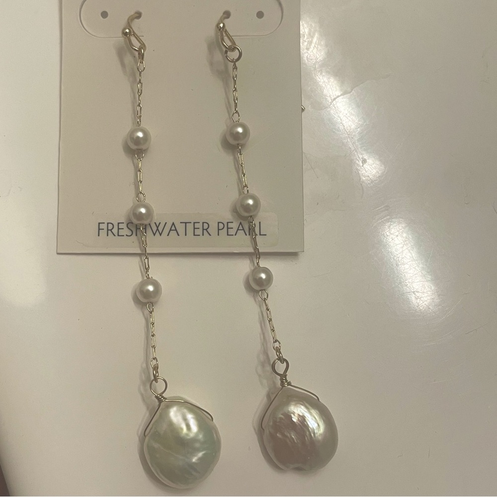 Pearl earrings (3 different sets)